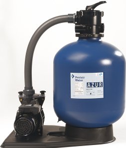 Azur Onga swimming pool sand filter front view